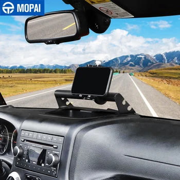 MOPAI GPS Stand Titular pentru Jeep Wrangler JK Auto Telefon Mobil Suport Suport Accesorii pentru Jeep Wrangler JK perioada 2007-2017