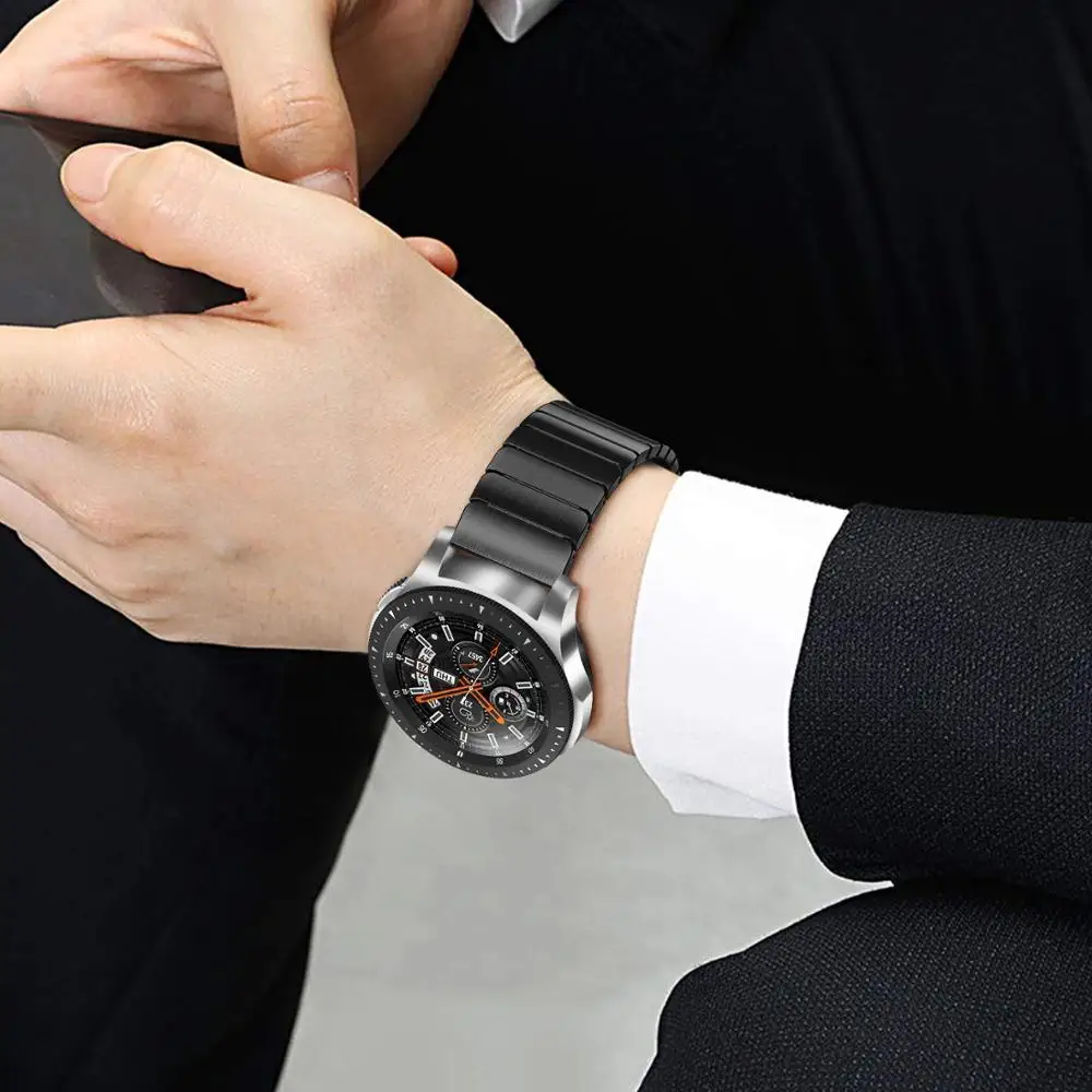 în numele Faceți viață Mesager  La reducere! 20/22mm Trupa Pentru Samsung Galaxy Watch 3 41/46mm/2 Active  De Lux Brățară Din Oțel Inoxidabil De Viteze S3 Frontier Huawei Gt 2 42mm  Curea \ Accesorii Ceas - Detailingexpert.ro