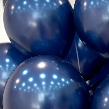 100buc 12inch Noctiluca albastru baloane Latex albastru Inchis baloane cu Heliu Ziua de nastere aniversare de nunta decor petrecere consumabile
