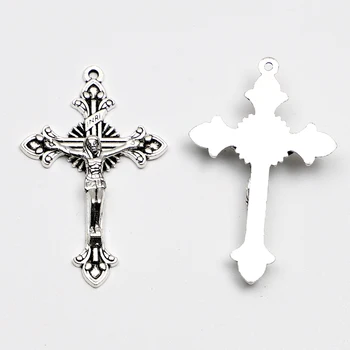 100buc de 2 Cm Religioase Rozariul Crucifix Cross Pandantiv