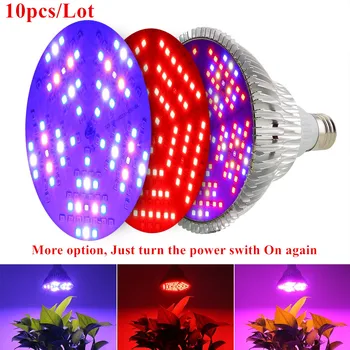 (10buc/Lot) Spectru Complet de 100W LED-uri Cresc de Lumină IR UV Cresc Lampă cu LED-uri pentru Plante de Interior cu efect de Seră Hidroponică de Iluminat cu Schimbare de Culoare