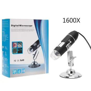 1600X USB Microscop Digital Camera Endoscop 8LED Lupa cu rezista