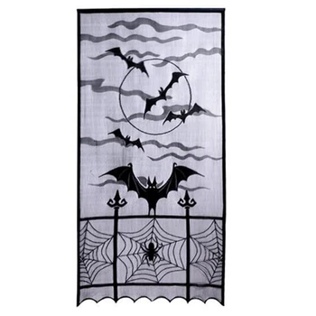 1buc 101x213cm Decoratiuni de Halloween elemente de Recuzită de Păianjen Dantela Perdeaua Ușii de Decor pentru Casa de Groază Decor Eveniment Consumabile Partid