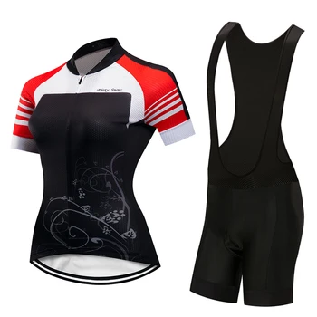2021 ciclism jersey set Pro pad gel de pantaloni de Vara pentru femei salopete scurte biciclete imbracaminte kit mtb maillot bicicleta haine rochie purta costum