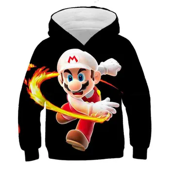 3D Mario joc de aventură nebun băieți și fete sonic, distractiv, Tricou haine pentru copii, animație de stradă