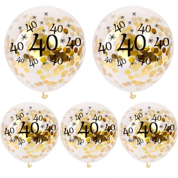 5Pcs Petrecerea de Ziua Decor Copii Adult 40 50 30 40 50 Ziua Baloane cu Heliu la mulți ani Balon cu Aer Număr Baloon J30