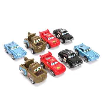 9pcs/set 5-37cm Disney Pixar Cars 3 Toys Fulger McQueen 95 cu 8 Masini Mici Jackson Furtuna McQueen Toys 1:55 Model de turnat sub presiune