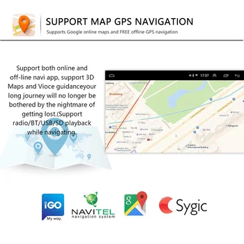 AMPrime Android radio Auto Navigație GPS 2din pentru Volkswagen, Skoda, Golf 5/6 POLO PASSAT B5 B6 Loc Player Multimedia Mirrorlink
