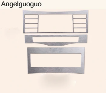 Angelguoguo styling Auto Pentru Mercedes Benz E Class W212 2009-consola centrala CD panoul de control aer conditionat cadru autocolant