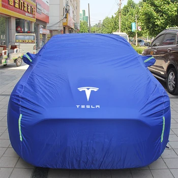 Auto tesla a acoperi Speciale de protecție solară de protecție de ploaie Impermeabil acoperi Toate Meteo pentru Tesla Model 3 Model S Model X accesorii auto