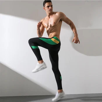 Barbati Gros Yoga Funcționare, Sala de Fitness Sport Pantaloni Colanti Sport Pantaloni Lungi de sex Masculin de Înaltă Elastic Cald Slab Leggins Hombre