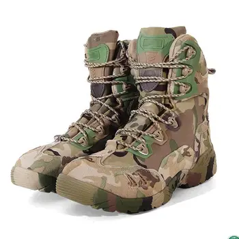Camuflaj Outdoor Ghete Bărbați Armată Militar de Luptă Tactice Cizme Pantofi Sport Drumetii Glezna Pantofi de Alpinism Cizme de Toamna
