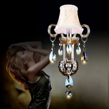 Candelabru Modern de Iluminat K9 lustru de cristal moderne luciu pentru iluminat acasă, Dormitor, Bucatarie de Mese de Cristal candelabru lampă