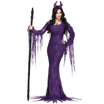 Carnaval de Halloween Petrecere Demon Disfraz Rochie de Costume Înfricoșătoare Paști Mireasa Vampir Horror Performanță Îmbrăcăminte pentru Femei Adulte