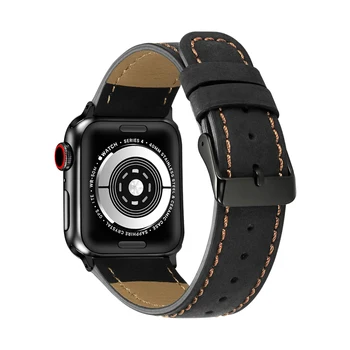 Curea din Piele pentru apple watch band 44mm 40mm 42mm apple watch 38mm 5/4/3/2/1 iwatch brățară ceas inteligent Accesorii