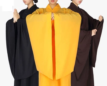 De înaltă calitate celebru unisex Călugării budiști halat haiqing arte martiale îmbrăcăminte zen starețul pune meditație uniforme 3pcs/set