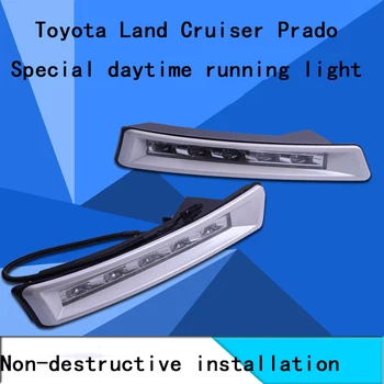 ECAHAYAKU AUTO 12v cu LED DRL pentru Toyota Prado FJ150 LC150 Land Cruiser 2700/4000 2010 2011 2012 2013 DRL Daytime Running Light