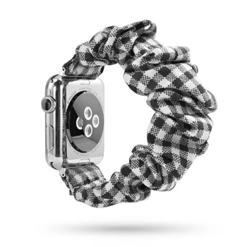 Elastic Curea de Ceas pentru apple watch 5 trupa 44mm 40mm correa iwatch trupa 42mm 38mm femei centura pulseira solo buclă iwatch 6 4 3 SE