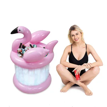 Flamingo Gonflabil În Formă De Băutură Titularul Gonflabile Sta Jucării De Piscină Float Bea Gonflabil Cu Suport Pentru Pahare Suport Pentru Pahar Piscină