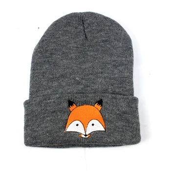Fox Cald Pălării De Iarnă Pentru Copii Capac Întinde Toamna Și Iarna, Accesorii Nou-Nascuti Tricotate Pălărie Copilul Capota Enfant