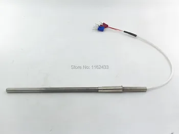 FTARP08 tip PT100 4 fire de 0,25 m PTFE cablu 120mm 316L din oțel inoxidabil flexibil sonda senzor de temperatură RTD