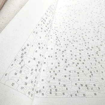 GATYZTORY Cadru de BRICOLAJ, Pictura De Numere Imagine De Numere Peisaj Arta de Perete Vopsea pe bază de Acril Pentru Home Decor de Arta