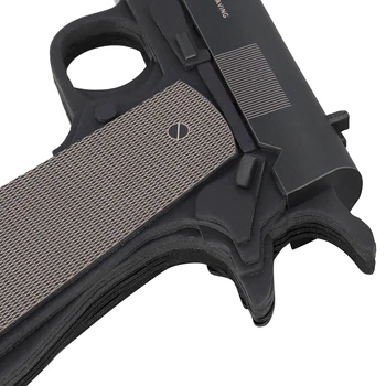 Glock 1911 Hârtie 3D Model Set Îngroșat Carton Negru Militar Tactic Pistol Model DIY Emulational elemente de Recuzită de Hârtie Gravură