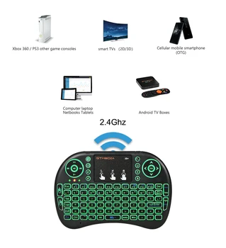 GTMEDIA i8+ 2.4 G Mini Tastatura Wireless pentru Laptop/Smart TV cu Touchpad-ul de Fundal Pentru GTmedia G1 G2 GTC X96 Android TV Box