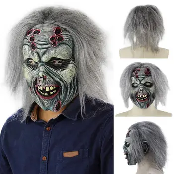 Halloween Latex 3D Masca Horror Vrăjitor Mască de Clovn Casa Bantuita Camera de Evacuare Dress Up Show Live Înfricoșător Capacul Capului de Măști de Halloween