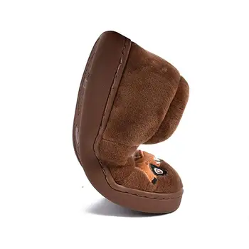 JACKSHIBO Toamna Iarna Copilul Băieți și Fete Drăguț Casă Confortabilă Papuci de Interior Cald Pantofi Dormitor Mașină de Somn Animal de Pluș Tobogane
