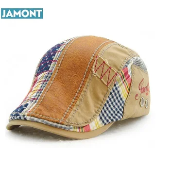 JAMONT Moda Unisex Bereta Hat Pentru Barbati Femei Bumbac de Agrement Cozoroc pălărie de Soare Casquette Gorras Planas Capac Plat Boina Masculina
