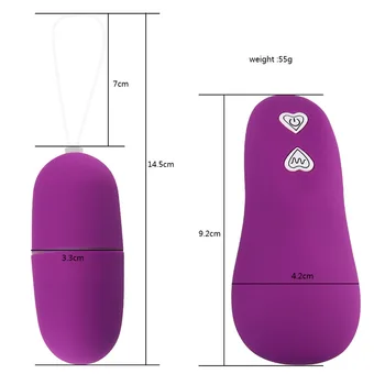 Jucarie sexuala pentru Femeie de 20 de Viteze Wireless de Control de la Distanță Vibratoare Ou Impermeabil Sari Ou Vibrator Masturbare