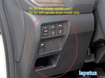 Lapetus Față Lampă de Cap Lumini Comutator Buton Protector Decorare Acoperire Cadru Garnitura se Potrivesc Pentru Honda CRV CR-V 2017 2018 2019 2020