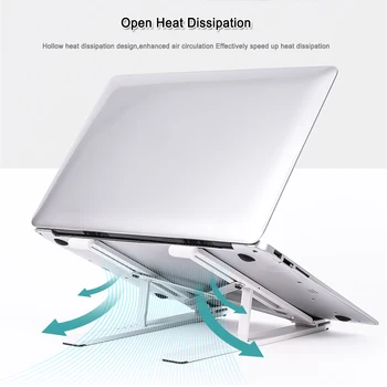 Laptop pliabil Suport Non-Alunecare Portabil Notebook Stand Suport Macbook Pro Accesorii din Aliaj de Aluminiu Suport pentru Laptop 11-17 inch