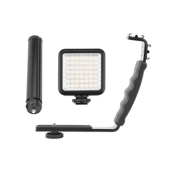 Lumina LED-uri în Formă de L Ocupe Holder Kit pentru DJI OM 4 OSMO Mobile 2 3 Zhiyun Feiyu Extinderea Suportului Stabilizator Gimbal Accesorii