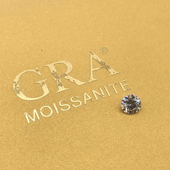 Margele vrac 5mm 10mm IJ culoare Rundă Genial Tăiat în Vrac Moissanite VVS1 Grad de bijuterii Inel cercei material