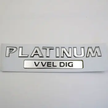 Masina din Spate Portbagaj Litere 3D Platinum VVEL SAPE Emblema Logo-ul Autocolant Insigna Decal Pentru Nissan Patrol Armada Y62 2013 - 2017