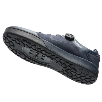 Mens Pantofi de Ciclism Mtb Downhill, Enduro Mountain Bike Pantofi Compatibil cu Toate 2 Șuruburi Peadls