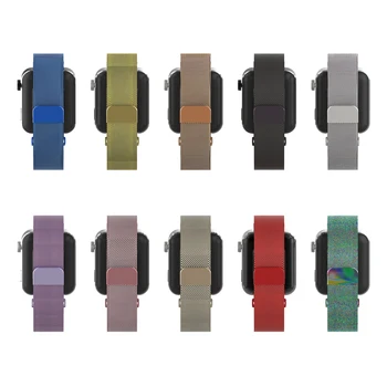Metal Magnetic de absorbție inel banda curea pentru xiaomi ceas inteligent 18mm watchbands benzi