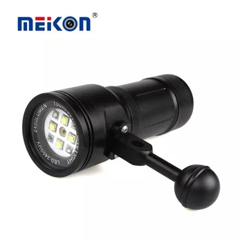 MK-15 Meikon 2400LM Scufundări Lanterna Flash de Iluminat cu Lumina Laser pentru Subacvatic Waterpoof Camera Video de Fotografie Scuba