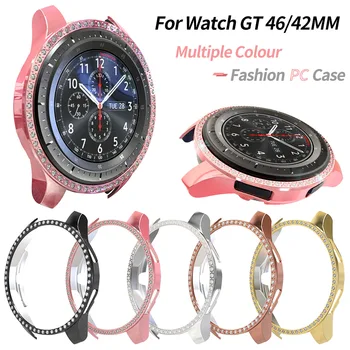 Moda Diamond Caz de Plastic pentru Samsung Galaxy Watch 46mm/42mm/active 2 1 40mm 44mm Protector Capacul Barei de protecție Cadru PC Accesorii