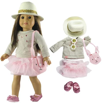 Moda Haine Papusa Tinuta de 18 inch American Doll Multe Stil pentru Alegerea #06