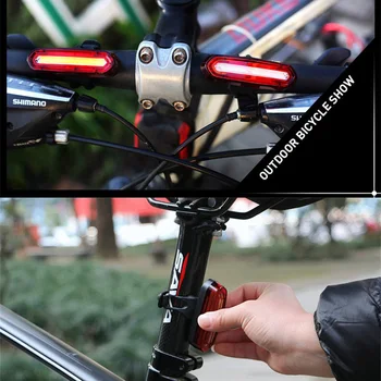 MTB Spate Bicicleta Lumină Biciclete Stop Bycycle Bicicleta Coada de Lumină LED-uri Reincarcabila USB Fiets Lampa Ciclism Înapoi Ciclu de Lumini LED-uri