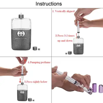 MUB - 50pcs Seringă de 10ml de Plastic Dispenser Parfum Instrumente Refill Cosmetice Pentru Reîncărcabile Sticla Cantitative de Dozare