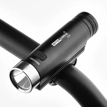 NITENUMEN USB Reîncărcabilă Bicicleta Fata Ghidon Bicicleta XM-L2 Led biciclete Lumina (Fara Baterie)