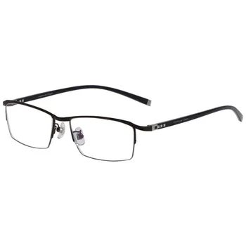 Nou aliaj de titan rama de ochelari pentru bărbați ultralight moda jumătate-cadru rama de ochelari optice ochelari baza de prescriptie medicala 9901P