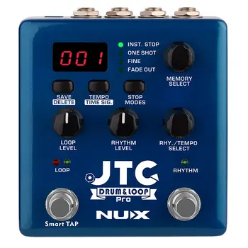 Nux JTC Drum & Bucla PRO Dual Comutator Pedala Looper Chitara electrica, Pedala de Efect