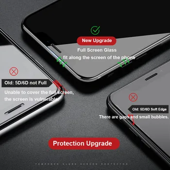 Pentru iPhone 12 11 Pro Max 12 Mini-XR X XS Max 6 6S 7 8 Plus SE 2020 Temperat Pahar Ecran Protector de Înaltă Clară Față de Sticlă de Film