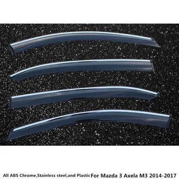 Pentru Mazda 3 Axela M3 2016 2017 2018 2019 Caroserie Acopere Stick Lampa Din Plastic Geam Vântul Vizorul Ploaie/Soare Garda