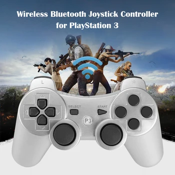 Pentru PlayStation 3 Bluetooth Gamepad Dual Vibration Controler de Joc fără Fir pentru PS3 Argint de Sprijin de Luptă de Curse Jocuri de Luptă